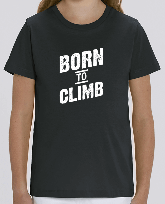 Camiseta Infantil Algodón Orgánico MINI CREATOR Born to climb Par Original t-shirt