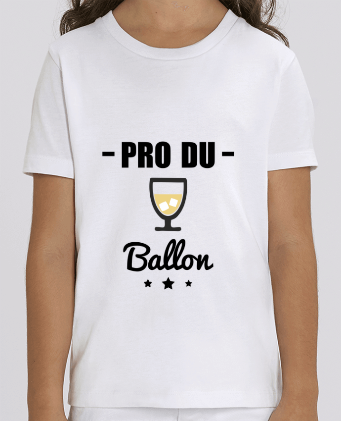 Camiseta Infantil Algodón Orgánico MINI CREATOR Pro du ballon Pastis Par Benichan