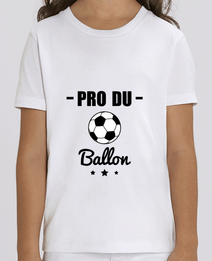 Camiseta Infantil Algodón Orgánico MINI CREATOR Pro du ballon de football Par Benichan