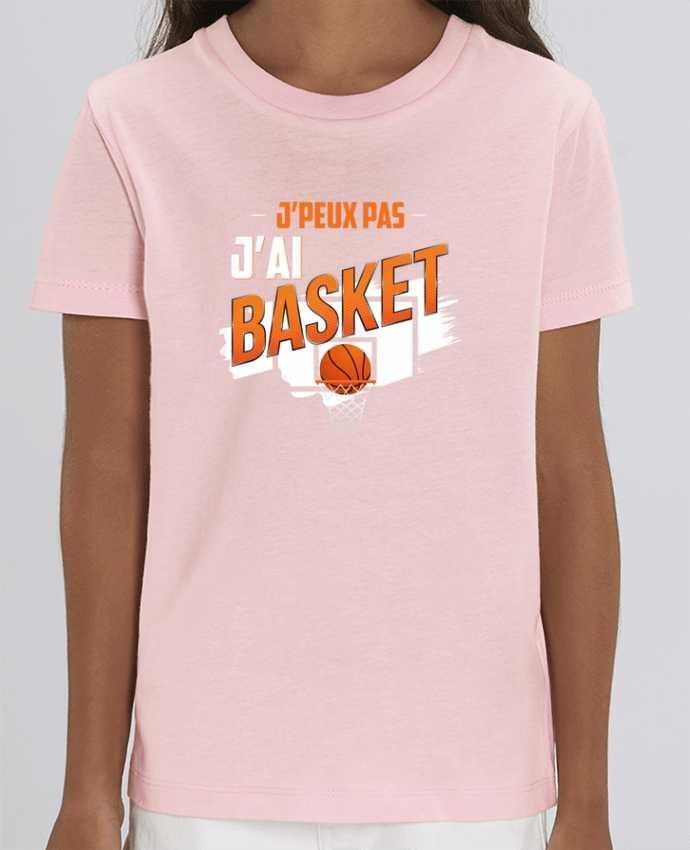 Camiseta Infantil Algodón Orgánico MINI CREATOR J'peux pas j'ai basket Par Original t-shirt