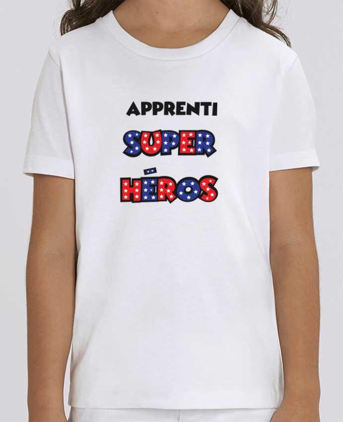 Camiseta Infantil Algodón Orgánico MINI CREATOR Apprenti super héros Par tunetoo