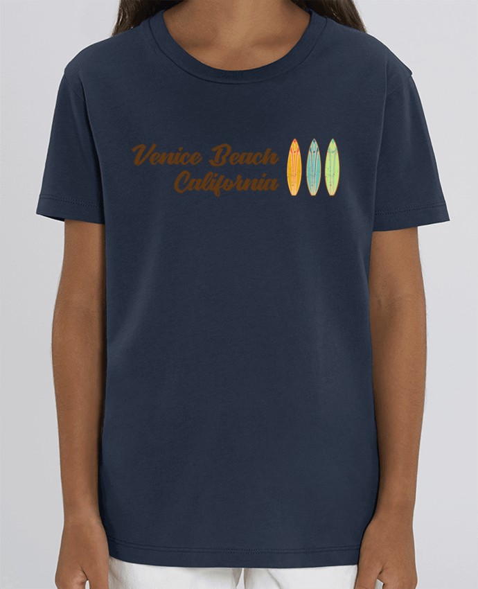 Camiseta Infantil Algodón Orgánico MINI CREATOR Venice Beach Surf Par tunetoo