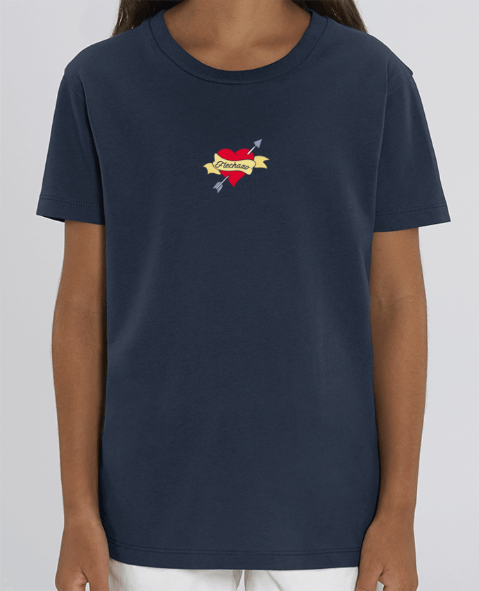 Camiseta Infantil Algodón Orgánico MINI CREATOR Flechazo Par tunetoo