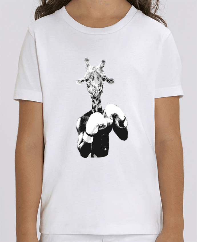 Camiseta Infantil Algodón Orgánico MINI CREATOR Girafe boxe Par justsayin
