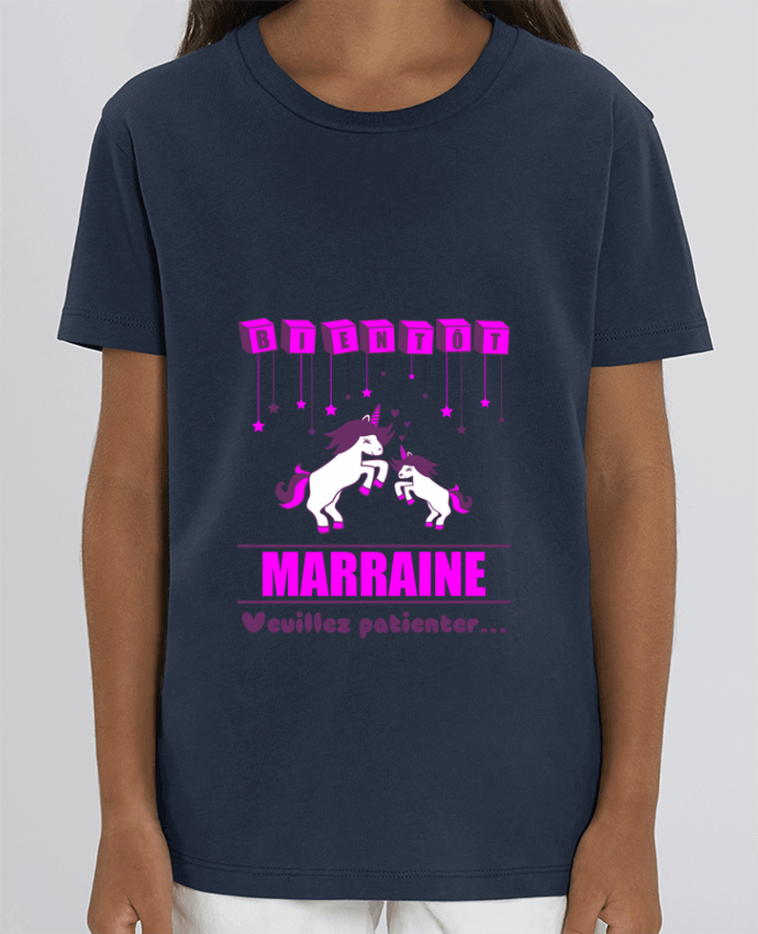 T-shirt Enfant Bientôt Marraine, future marraine, licorne Par Benichan