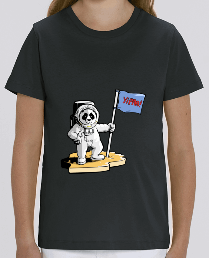 Camiseta Infantil Algodón Orgánico MINI CREATOR Panda-cosmonaute Par Tomi Ax - tomiax.fr