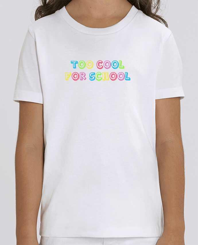 Camiseta Infantil Algodón Orgánico MINI CREATOR Too cool for school Par tunetoo