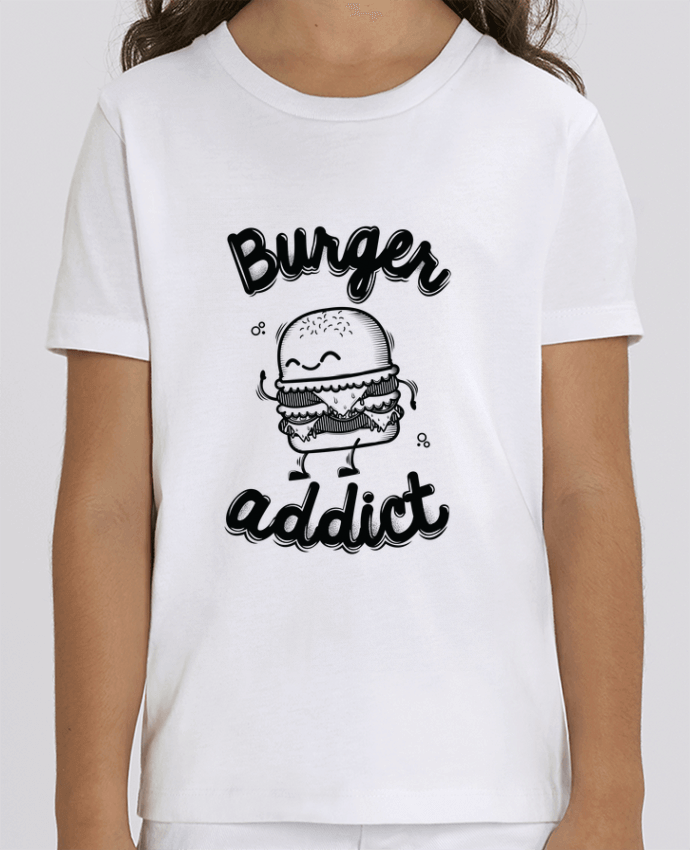 Kids T-shirt Mini Creator BURGER ADDICT Par PTIT MYTHO