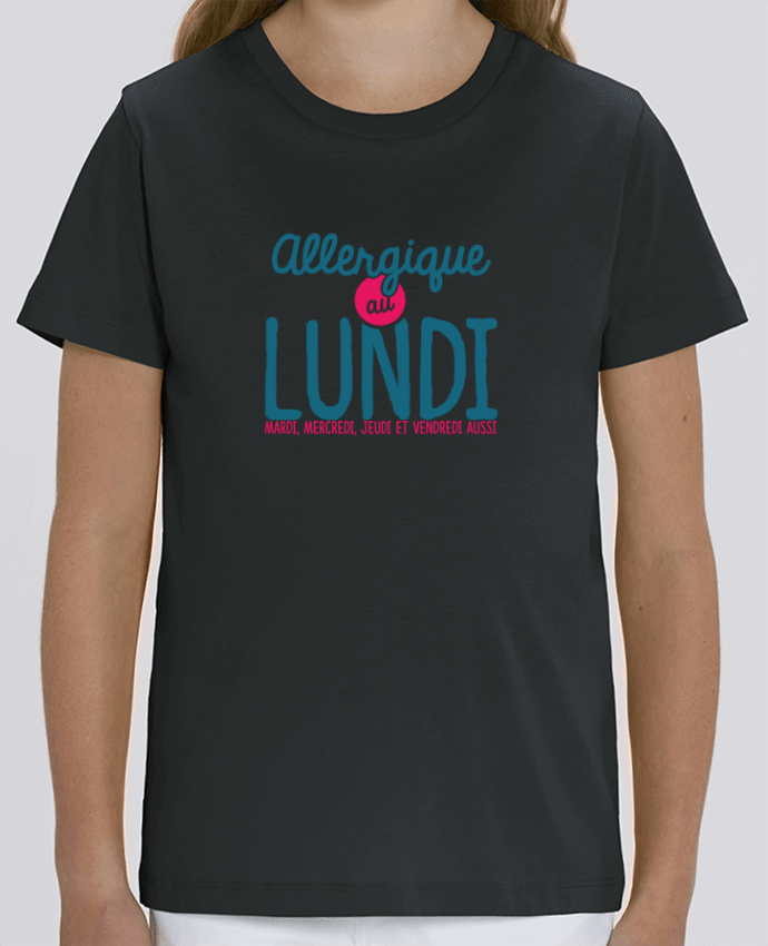 Kids T-shirt Mini Creator ALLERGIQUE AU LUNDI ... MAIS PAS QUE Par PTIT MYTHO