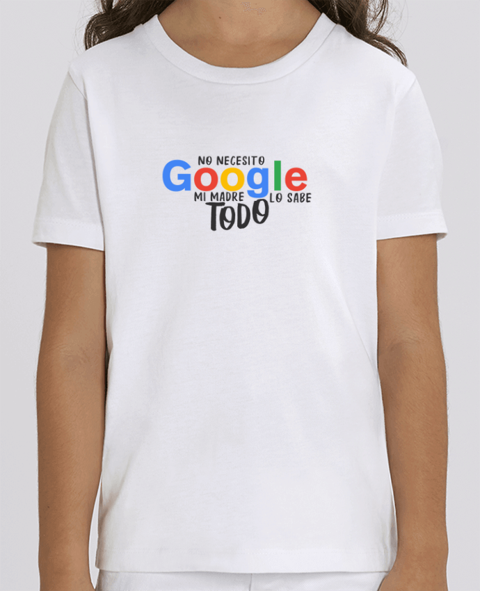 Camiseta Infantil Algodón Orgánico MINI CREATOR Google - Mi madre lo sabe todo Par tunetoo