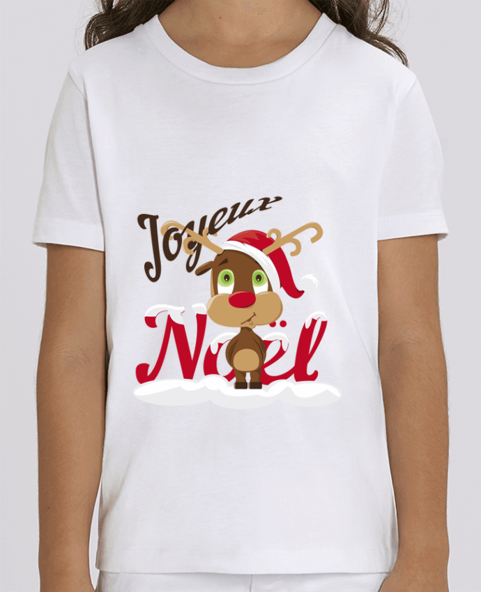 T-shirt Enfant Renne Joyeux Noël Enfant Par GraphiCK-Kids