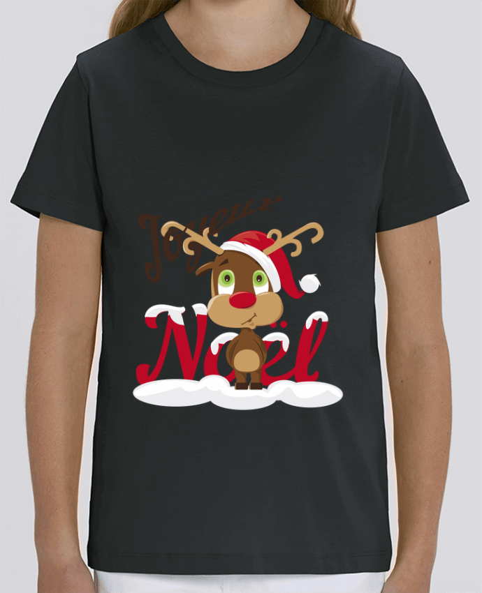 T-shirt Enfant Renne Joyeux Noël Enfant Par GraphiCK-Kids