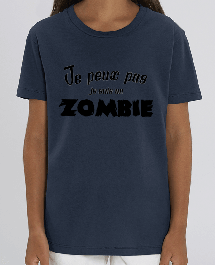 T-shirt Enfant Je peux pas je suis un Zombie Par L'Homme Sandwich