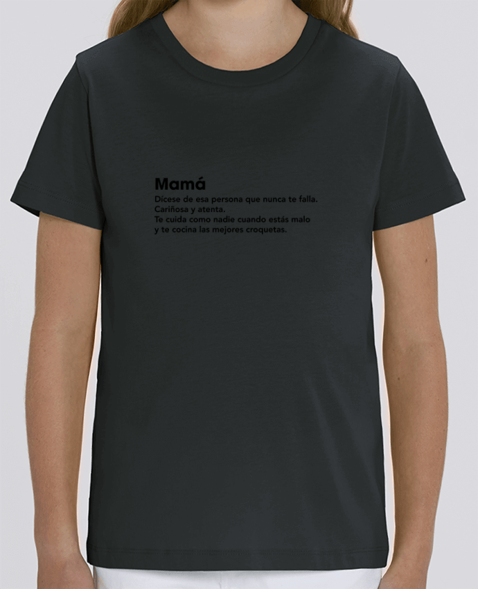 Camiseta Infantil Algodón Orgánico MINI CREATOR Mamá definición Par tunetoo