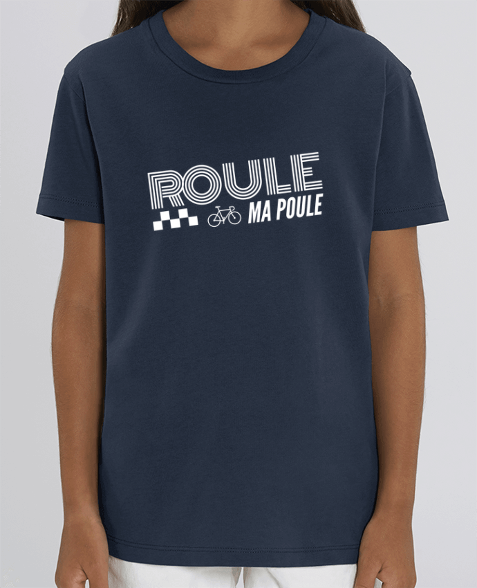 Kids T-shirt Mini Creator Roule ma poule / blanc Par justsayin