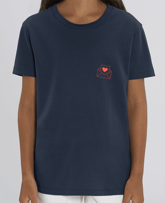 Camiseta Infantil Algodón Orgánico MINI CREATOR Lettre d'amour Par Nana