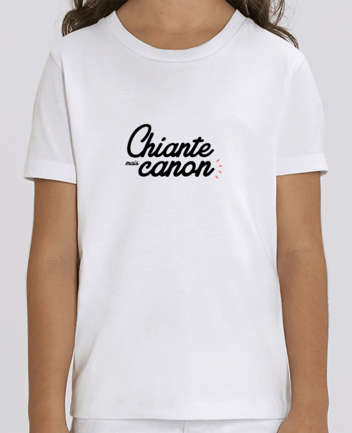 Camiseta Infantil Algodón Orgánico MINI CREATOR Chiante mais Canon Par Nana