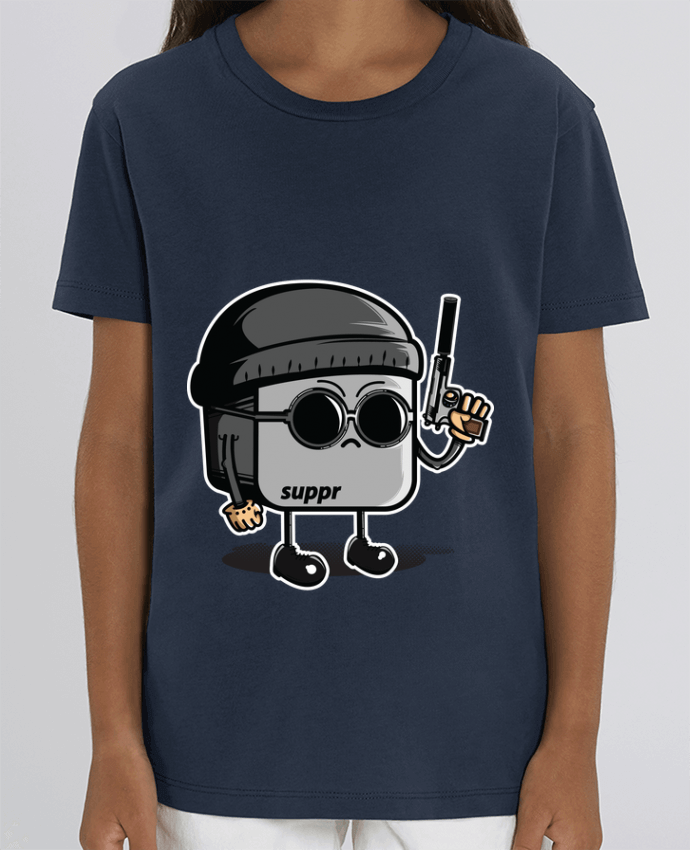 Camiseta Infantil Algodón Orgánico MINI CREATOR LEON TOUCHPAD Par PTIT MYTHO