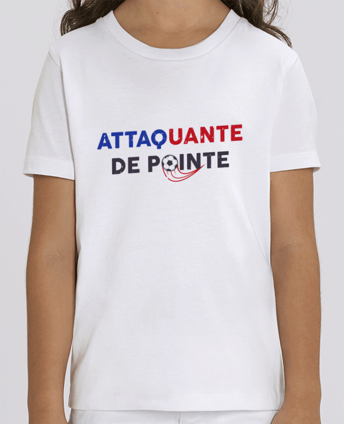 Camiseta Infantil Algodón Orgánico MINI CREATOR Attaquante de pointe Par tunetoo