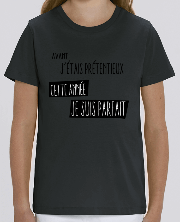 Camiseta Infantil Algodón Orgánico MINI CREATOR Proverbe prétentieux Par jorrie