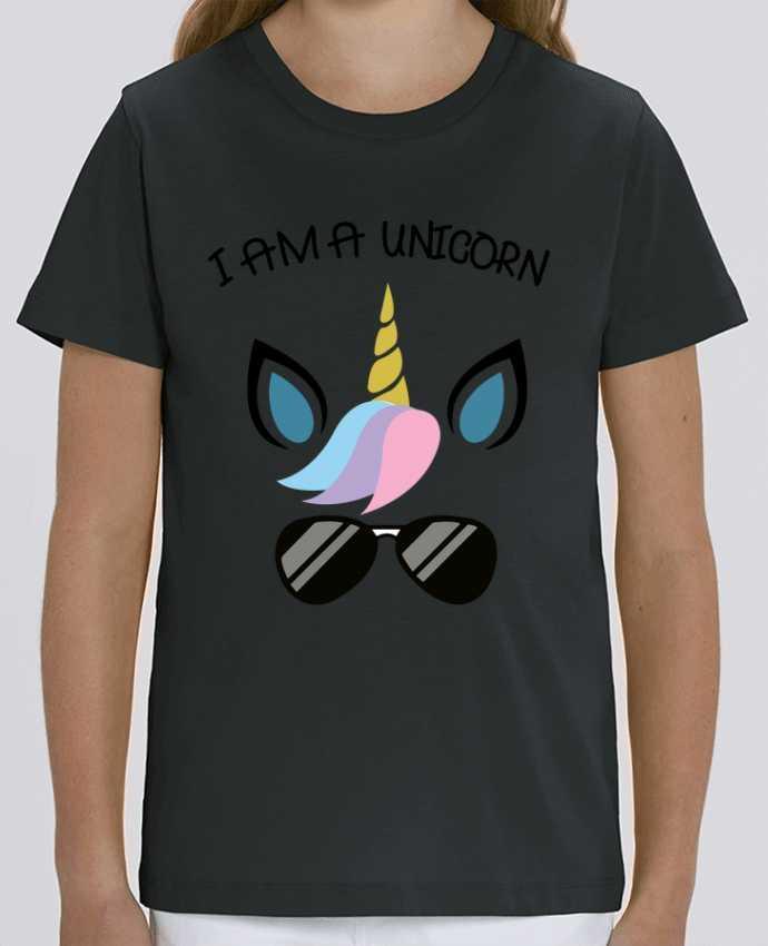 Camiseta Infantil Algodón Orgánico MINI CREATOR i am a unicorn Par jorrie