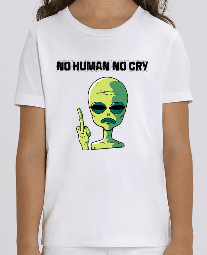 Camiseta Infantil Algodón Orgánico MINI CREATOR No human no cry Par jorrie