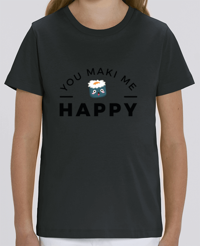 Camiseta Infantil Algodón Orgánico MINI CREATOR You Maki me Happy Par Nana