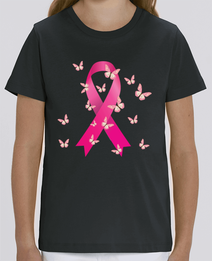 Camiseta Infantil Algodón Orgánico MINI CREATOR Lutte contre le cancer Par jorrie