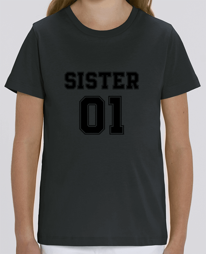 Camiseta Infantil Algodón Orgánico MINI CREATOR Sister 01 Par tunetoo