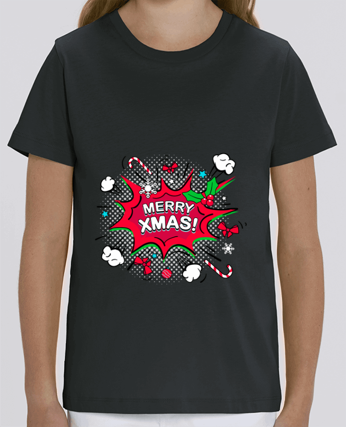 Camiseta Infantil Algodón Orgánico MINI CREATOR Merry XMAS Par MAX AND MORE