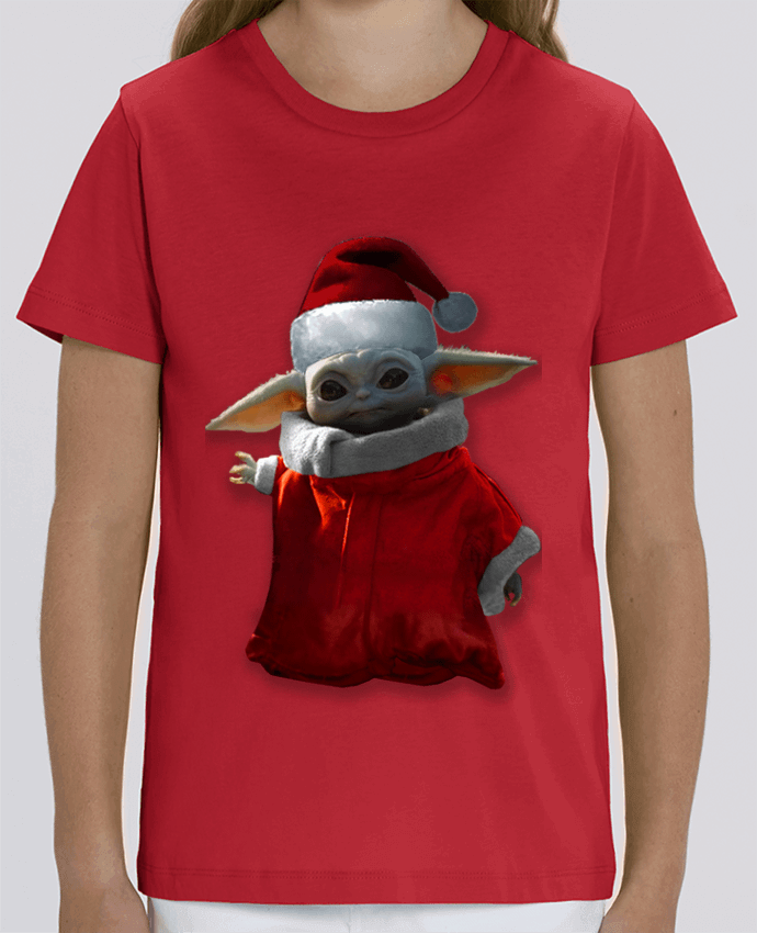 T-shirt Enfant Baby Yoda lutin de Noël Par Kaarto