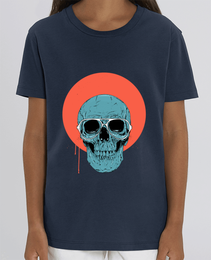 Kids T-shirt Mini Creator Blue skull Par Balàzs Solti