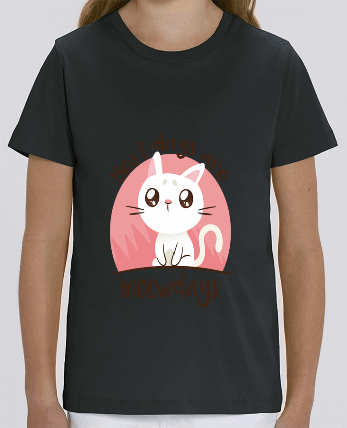 Kids T-shirt Mini Creator Best days with Cat Par cottonwander