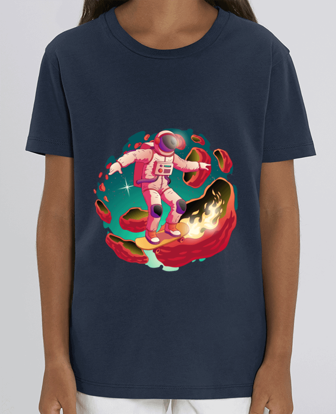 Kids T-shirt Mini Creator Astronaute Skateur Par FREDO237