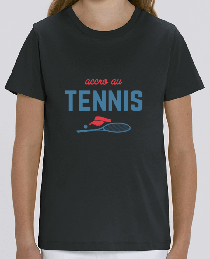 Camiseta Infantil Algodón Orgánico MINI CREATOR Accro au tennis Par tunetoo