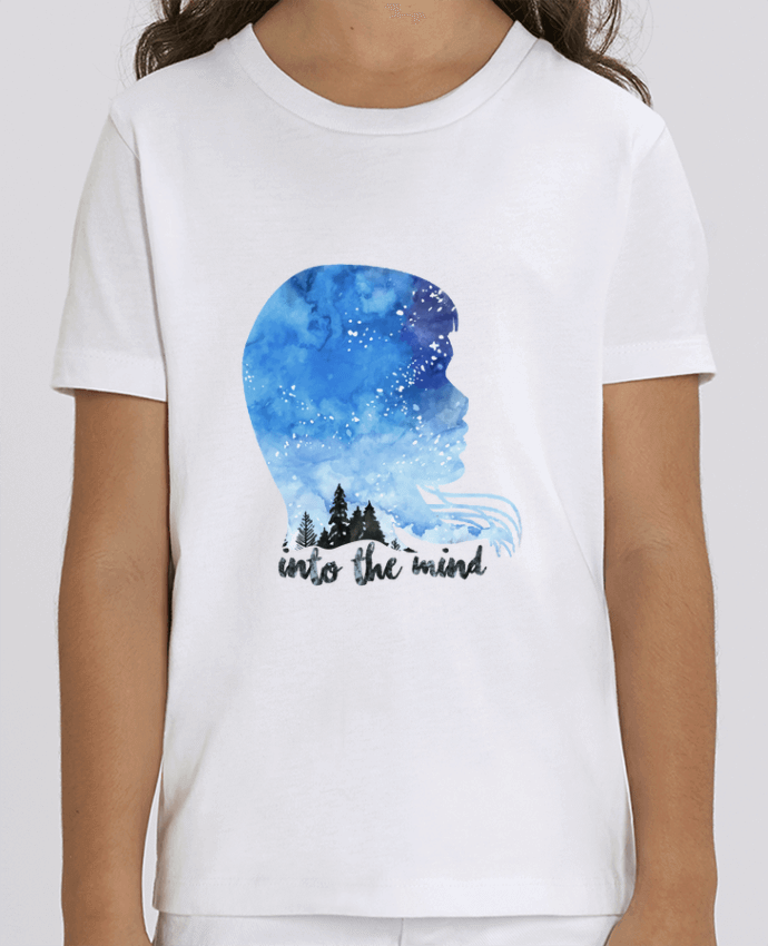 Kids T-shirt Mini Creator PROFIL AQUARELLE NUIT -INTO THE MIND Par icône