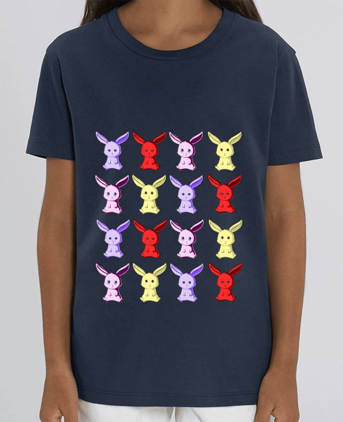 T-shirt Enfant Conejitos de Colores Par MaaxLoL