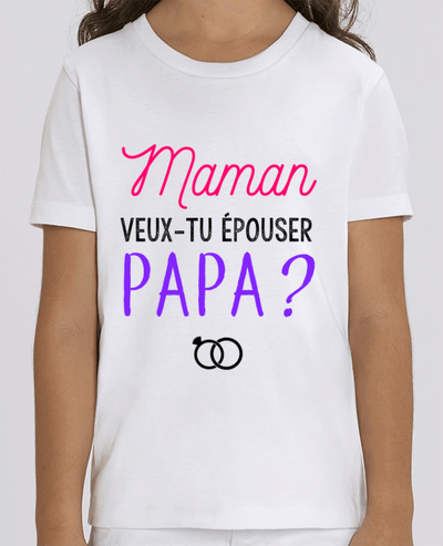 T-shirt Enfant Maman veux-tu épouser Papa ? Par La boutique de Laura