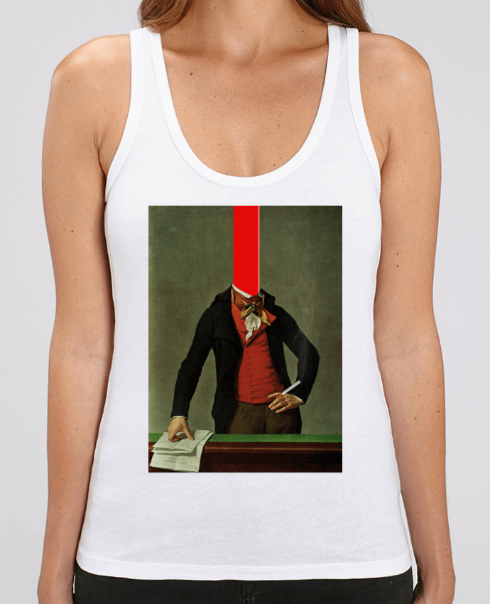 Women Tank Top Stella Dreamer The red stripe in the head and the cigarette in the hand Par Marko Köppe