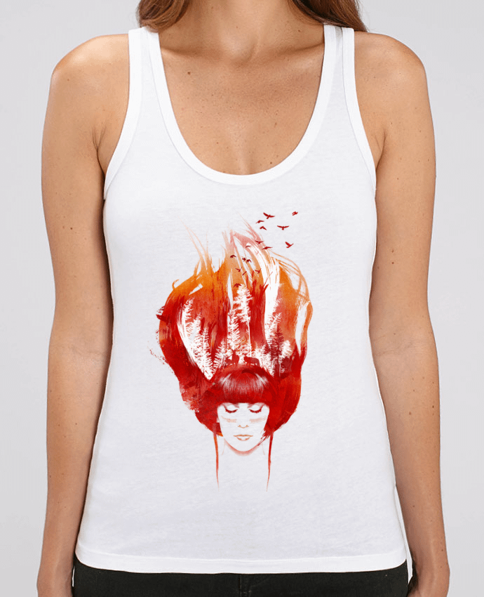Camiseta de Tirantes  Mujer Stella Dreamer Burning forest Par robertfarkas