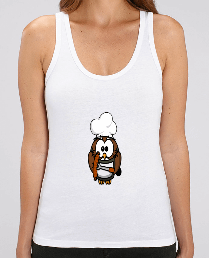 Camiseta de Tirantes  Mujer Stella Dreamer BARBECUE OWL Par PrinceDesign