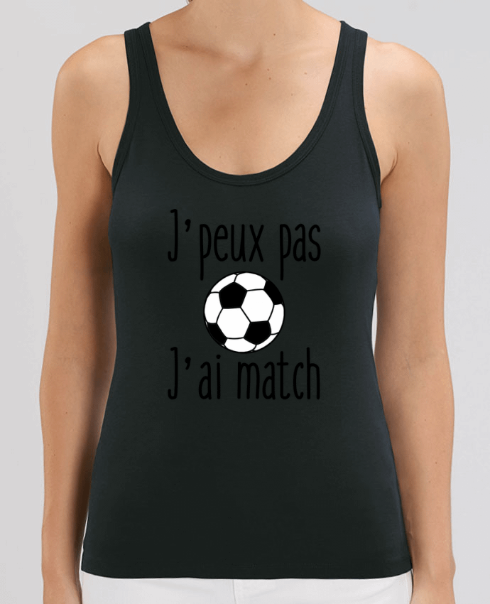 Camiseta de Tirantes  Mujer Stella Dreamer J'peux pas j'ai match de foot Par Benichan