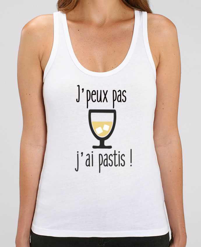 Camiseta de Tirantes  Mujer Stella Dreamer J'peux pas j'ai pastis Par Benichan