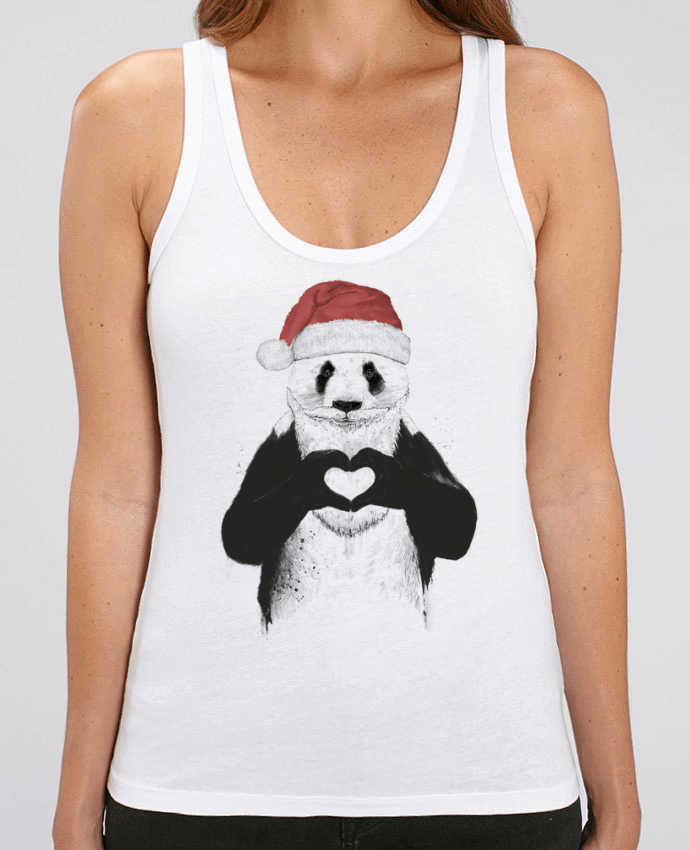 Camiseta de Tirantes  Mujer Stella Dreamer Santa Panda Par Balàzs Solti