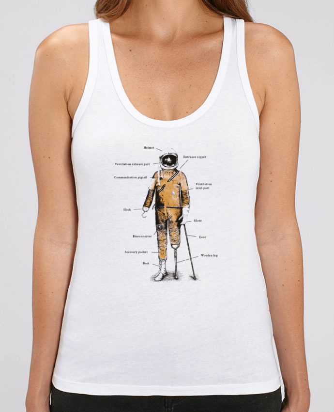 Women Tank Top Stella Dreamer Astropirate with text Par Florent Bodart