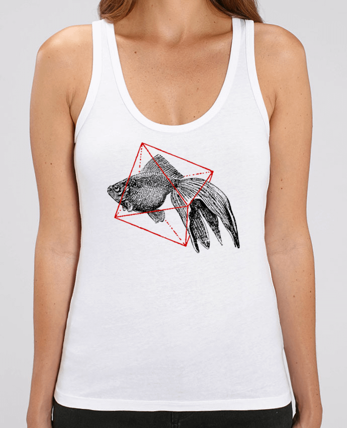 Camiseta de Tirantes  Mujer Stella Dreamer Fish in geometrics II Par Florent Bodart