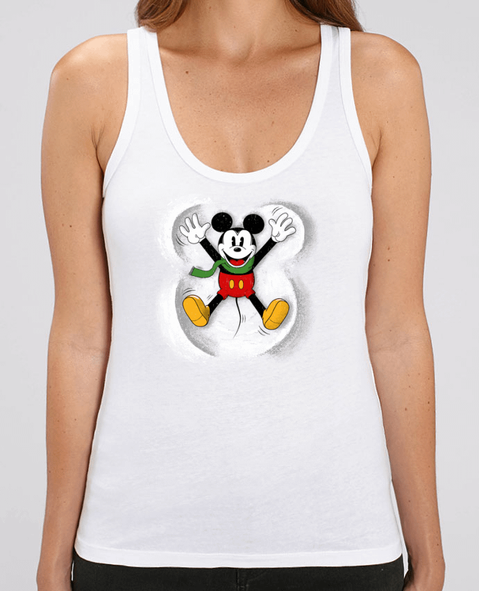Camiseta de Tirantes  Mujer Stella Dreamer Mickey in snow Par Florent Bodart