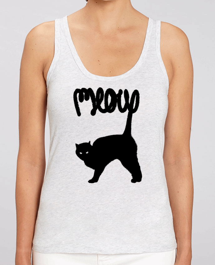 Camiseta de Tirantes  Mujer Stella Dreamer Meow Par Florent Bodart