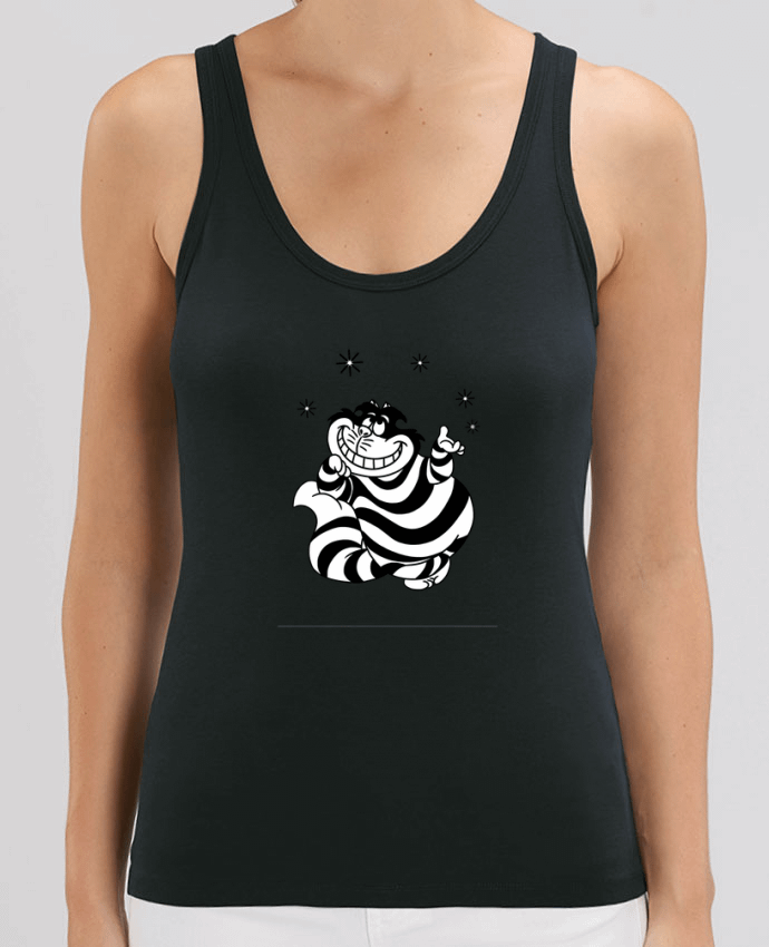 Camiseta de Tirantes  Mujer Stella Dreamer Cheshire cat Par tattooanshort