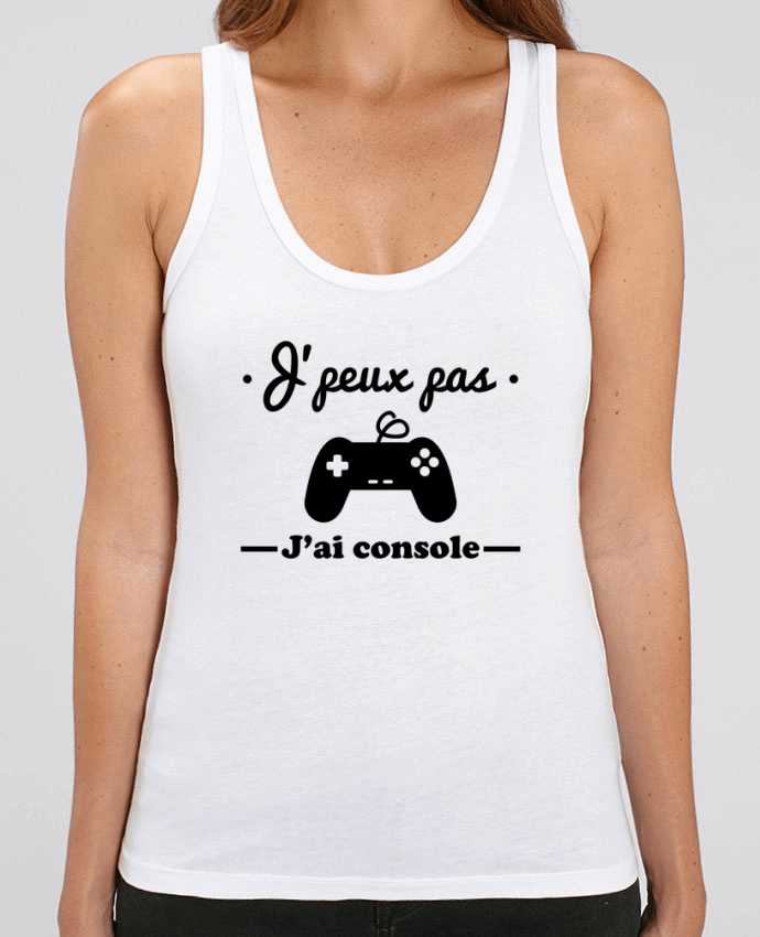 Camiseta de Tirantes  Mujer Stella Dreamer J'peux pas j'ai console ,geek,gamer,gaming Par Benichan